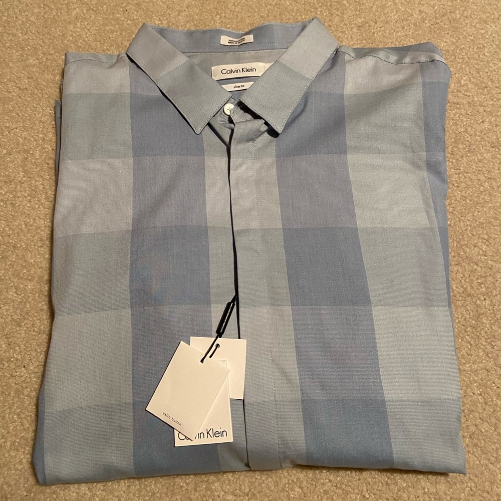 NWT Calvin Klein Dress Shirt